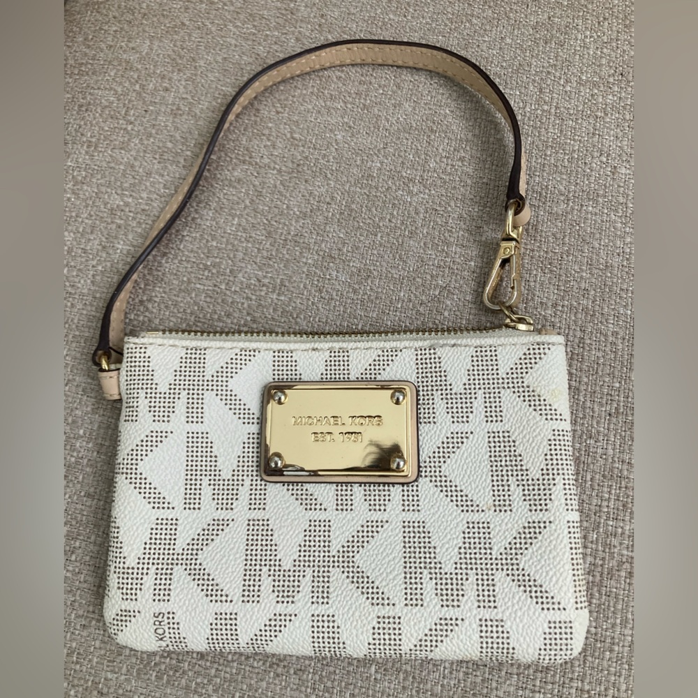 Michel Kors Logo Wristlet